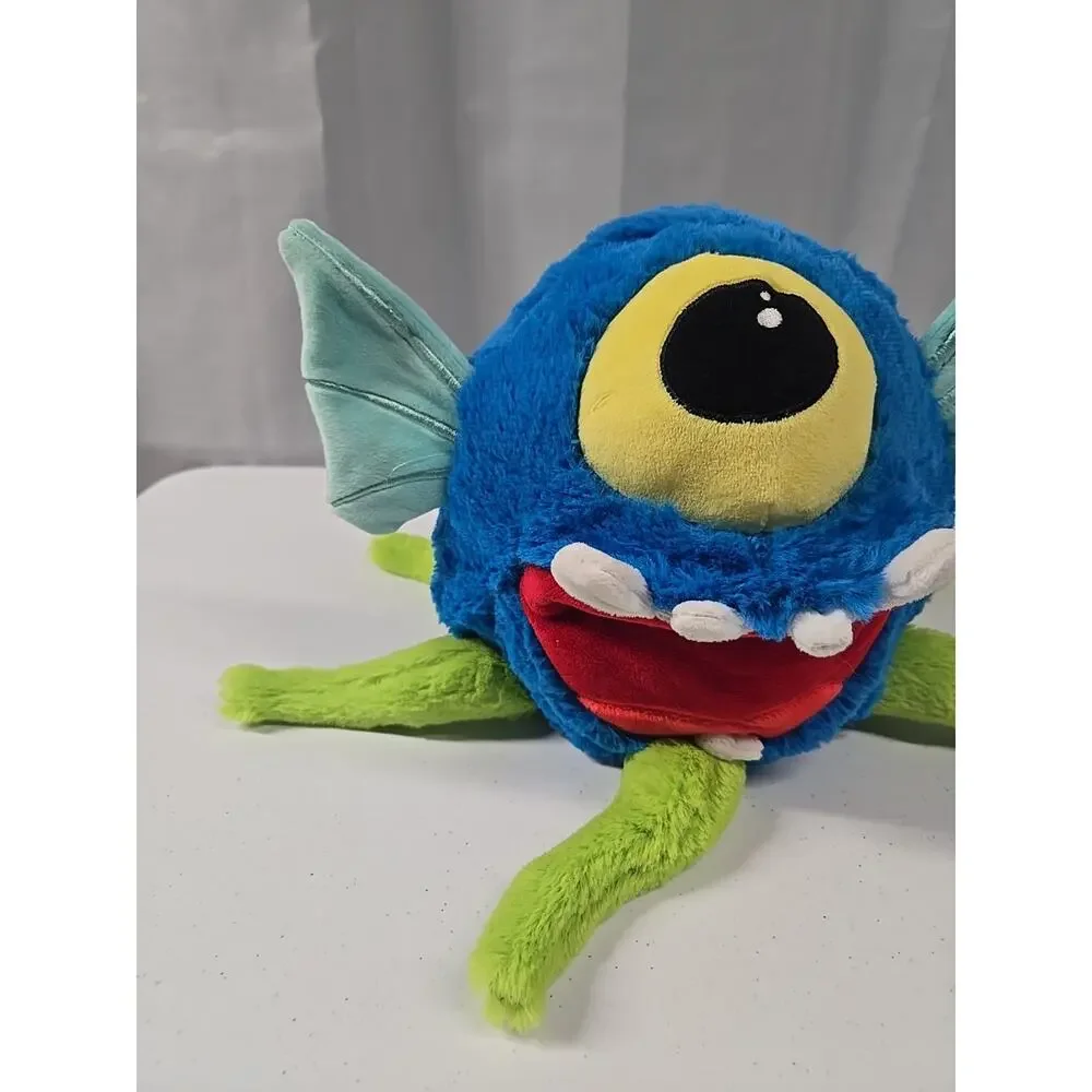 Wild Republic Monsterkins Muck Halloween Sea Creature Blue Stuffed Plush 12